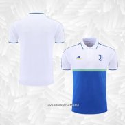 Camiseta Polo del Juventus 2022-2023 Blanco y Azul