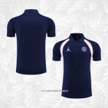 Camiseta Polo del Paris Saint-Germain Jordan 2022-2023 Azul Marino