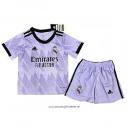 Camiseta 2ª Real Madrid 2022-2023 Nino