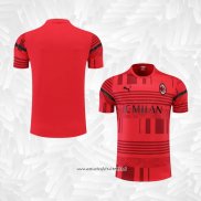 Camiseta de Entrenamiento AC Milan 2022-2023 Rojo