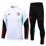 Chandal de Sudadera del Manchester United 2023-2024 Nino Blanco