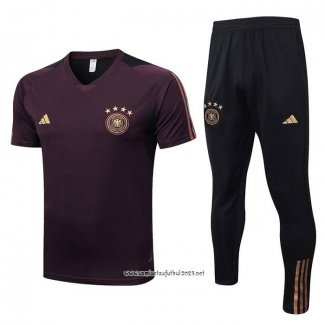 Chandal del Alemania 2022-2023 Manga Corta Marron