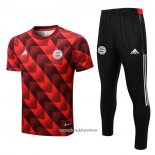 Chandal del Bayern Munich 2022-2023 Manga Corta Rojo