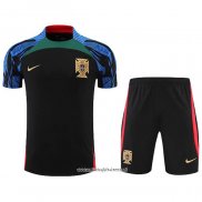 Chandal del Portugal 2022-2023 Manga Corta Negro - Pantalon Corto