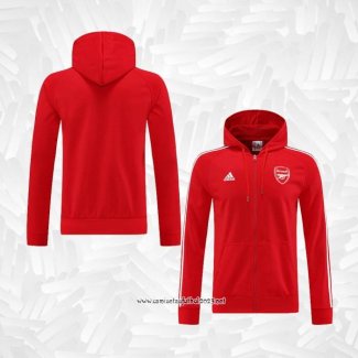 Chaqueta con Capucha del Arsenal 2022-2023 Rojo