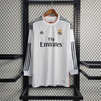 Retro Camiseta 1ª Real Madrid 2013-2014 Manga Larga