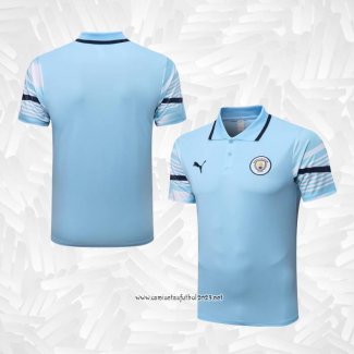 Camiseta Polo del Manchester City 2022-2023 Azul