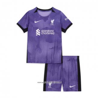 Camiseta 3ª Liverpool 2023-2024 Nino