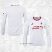 Camiseta 3ª Manchester United 2023-2024 Manga Larga