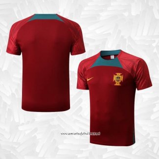 Camiseta de Entrenamiento Portugal 2022-2023 Rojo