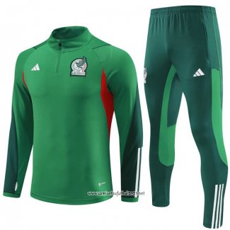 Chandal de Sudadera del Mexico 2023-2024 Nino Verde