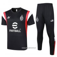 Chandal del AC Milan 2023-2024 Manga Corta Negro