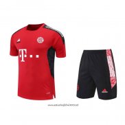 Chandal del Bayern Munich 2022-2023 Manga Corta Rojo - Pantalon Corto