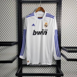 Retro Camiseta 1ª Real Madrid 2010-2011 Manga Larga