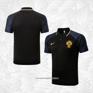 Camiseta Polo del Portugal 2022-2023 Negro