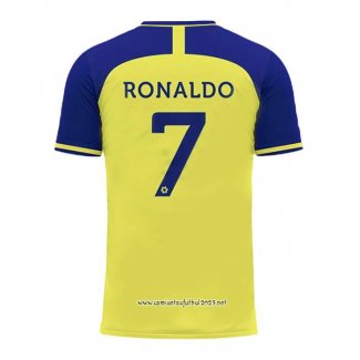 Camiseta 1ª Al Nassr Jugador Ronaldo 2022-2023