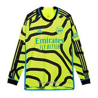 Camiseta 2ª Arsenal 2023-2024 Manga Larga