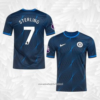 Camiseta 2ª Chelsea Jugador Sterling 2023-2024