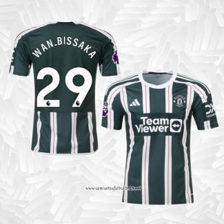 Camiseta 2ª Manchester United Jugador Wan-Bissaka 2023-2024