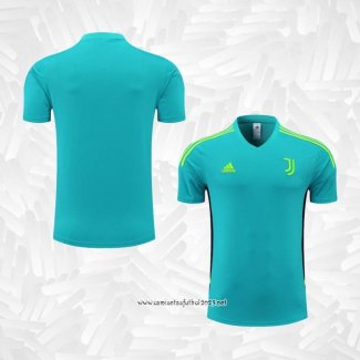 Camiseta de Entrenamiento Juventus 2022-2023 Azul y Verde