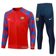 Chandal de Chaqueta del Barcelona 2023-2024 Rojo