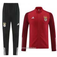 Chandal de Chaqueta del Benfica 2023-2024 Rojo