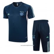 Chandal del Ajax 2023-2024 Manga Corta Azul - Pantalon Corto