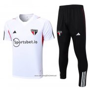 Chandal del Sao Paulo 2023-2024 Manga Corta Blanco