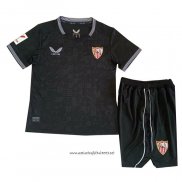 Camiseta Sevilla Portero 2023-2024 Nino Negro