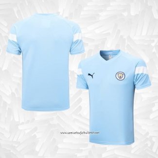 Camiseta de Entrenamiento Manchester City 2022-2023 Azul