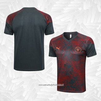 Camiseta de Entrenamiento Manchester City 2023-2024 Rojo