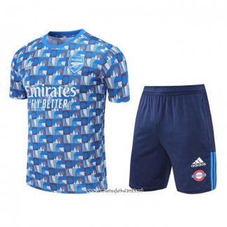 Chandal del Arsenal 2022-2023 Manga Corta Azul - Pantalon Corto