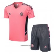 Chandal del SC Internacional 2022-2023 Manga Corta Rosa - Pantalon Corto