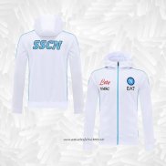 Chaqueta con Capucha del Napoli 2022-2023 Blanco