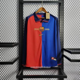 Retro Camiseta 1ª Barcelona 1999-2000 Manga Larga