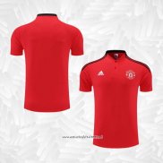 Camiseta Polo del Manchester United 2022-2023 Rojo