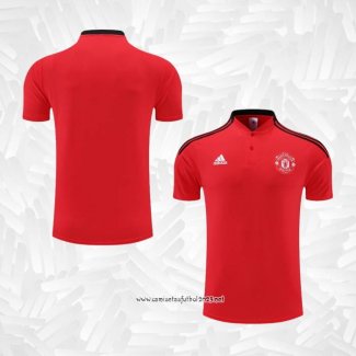 Camiseta Polo del Manchester United 2022-2023 Rojo