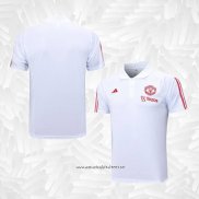 Camiseta Polo del Manchester United 2023-2024 Blanco