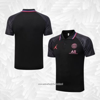 Camiseta Polo del Paris Saint-Germain Jordan 2022-2023 Negro