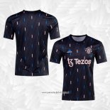 Camiseta Pre Partido del Manchester United 2022 Negro