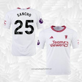 Camiseta 3ª Manchester United Jugador Sancho 2023-2024