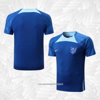 Camiseta de Entrenamiento Atletico Madrid 2022-2023 Azul