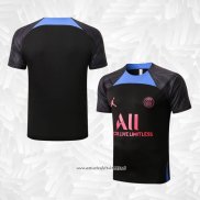 Camiseta de Entrenamiento Paris Saint-Germain Jordan 2022-2023 Negro y Azul