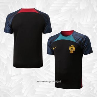 Camiseta de Entrenamiento Portugal 2022-2023 Negro