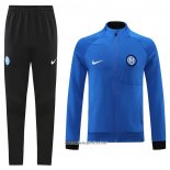 Chandal de Chaqueta del Inter Milan 2022-2023 Azul