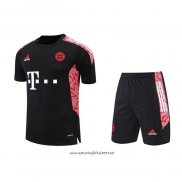 Chandal del Bayern Munich 2022-2023 Manga Corta Negro - Pantalon Corto