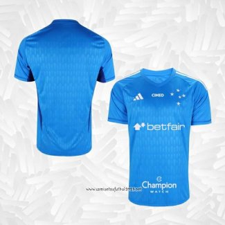 Camiseta Cruzeiro Portero 2023 Azul Tailandia