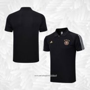 Camiseta Polo del Alemania 2022-2023 Negro