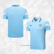 Camiseta Polo del Manchester City 2022-2023 Azul