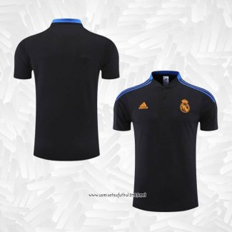 Camiseta Polo del Real Madrid 2022-2023 Negro y Azul